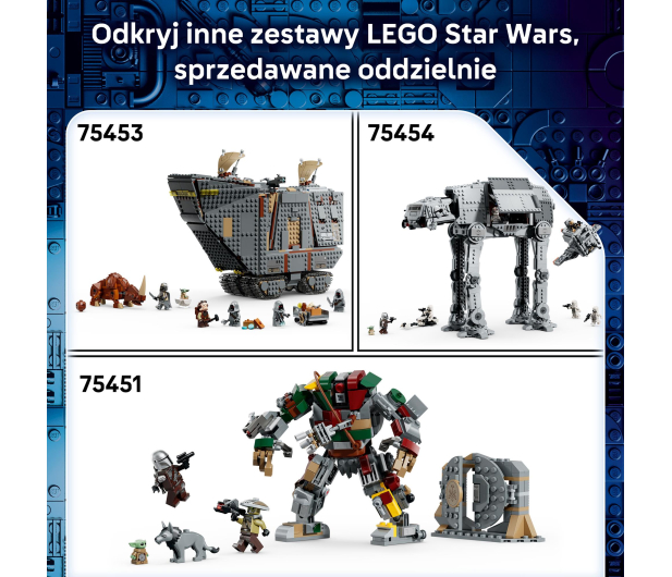LEGO STAR WARS 75453 Piaskoczołg wędrownych Jawów i bagnorożec - 1547412 - zdjęcie 4